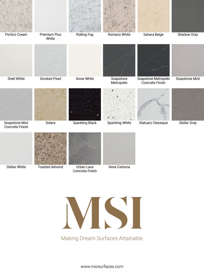 MSI Quartz Countertop Colors Page 4